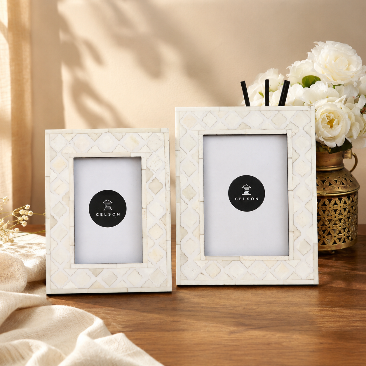 Sally Bone Inlay Photo Frame