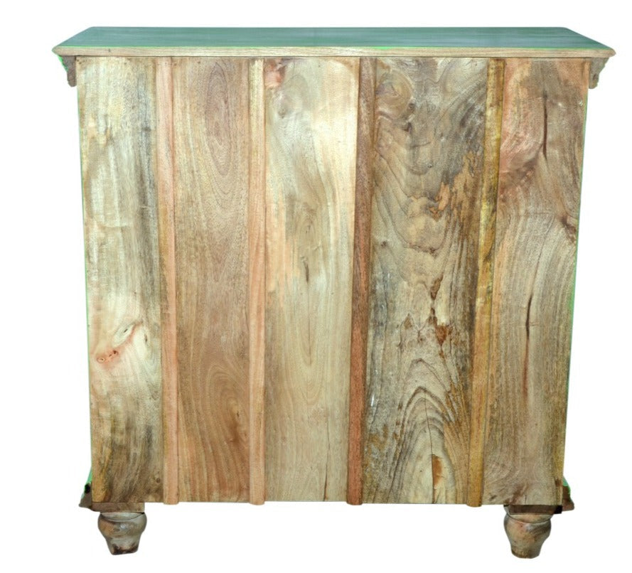 Camera Carved Wooden Cabinet