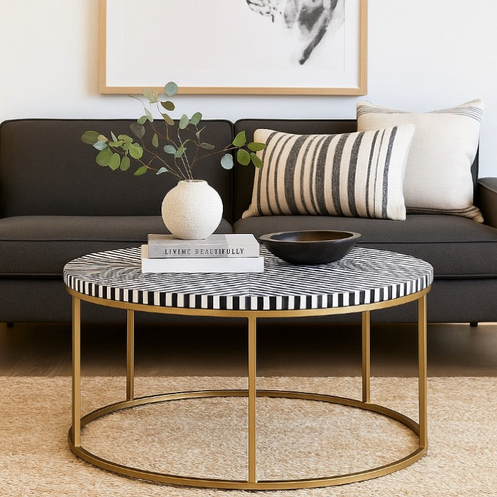 Joseph Bone Inlay Coffee Table