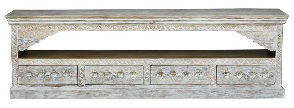 Jenn Hand Carved TV Cabinet