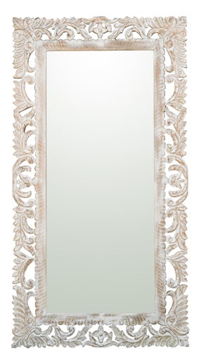 Ansh Carved Wooden Mirror