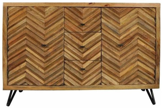 Ursula Carved Wooden Sideboard