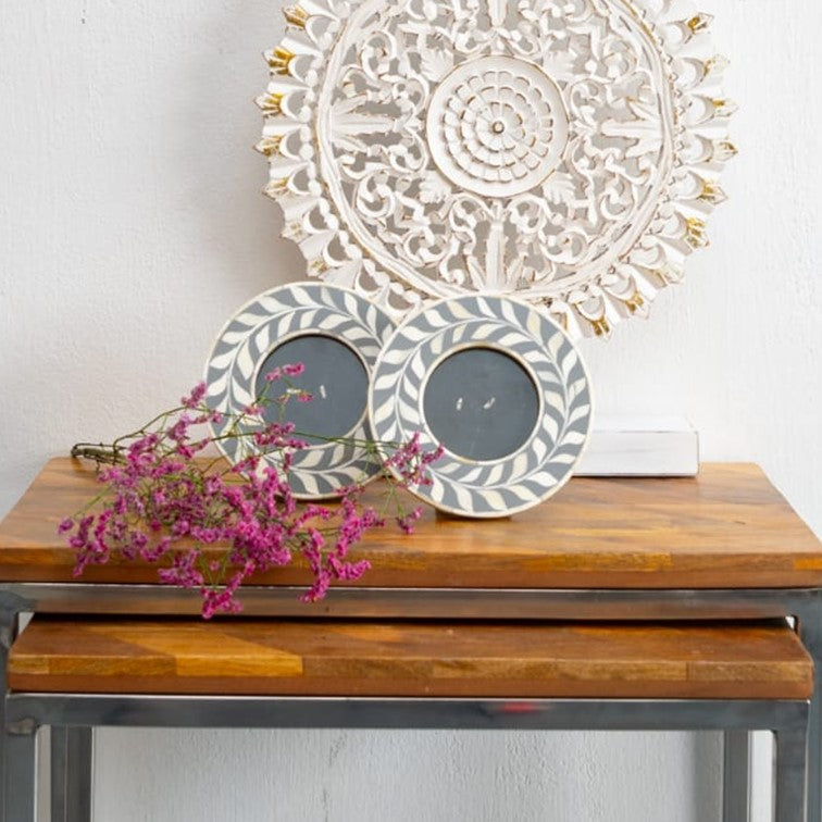 Tyson Mother of Pearl / Bone Inlay Photo Frame