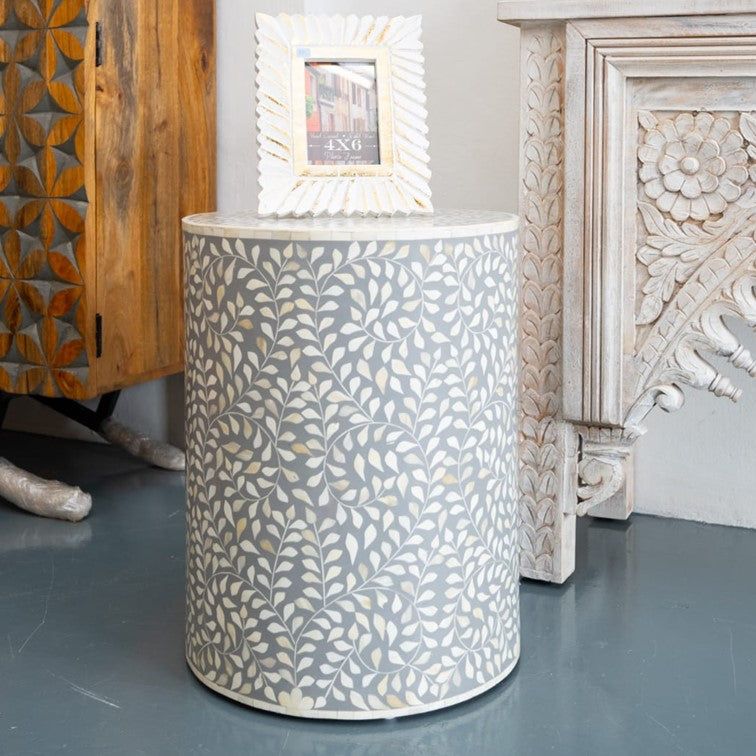 Allen Bone Inlay Stool