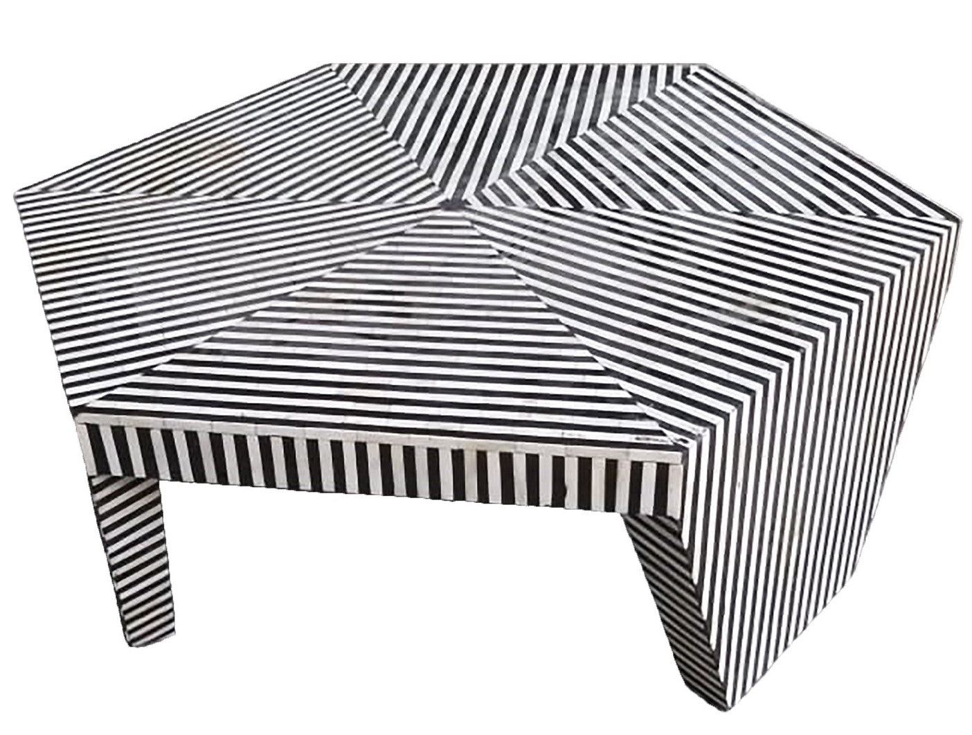 Makoare Bone Inlay Coffee Table