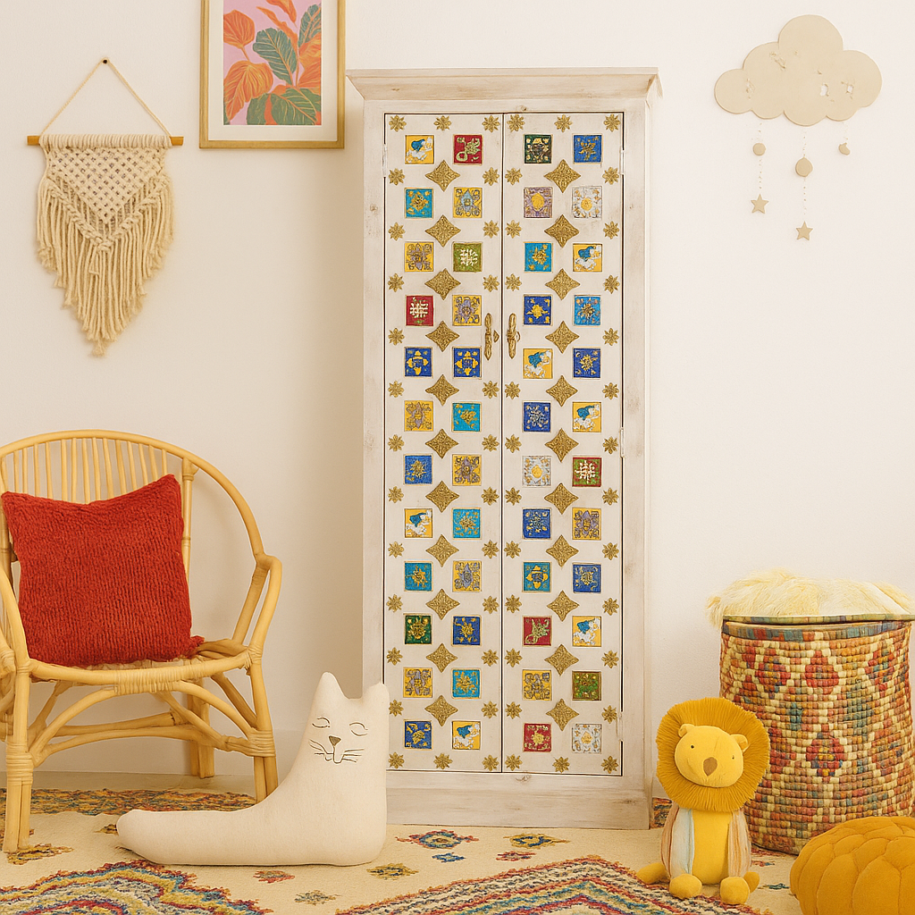 Cages Hand Carved Almirah