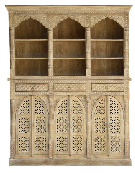 Mira Carved Bookshelf