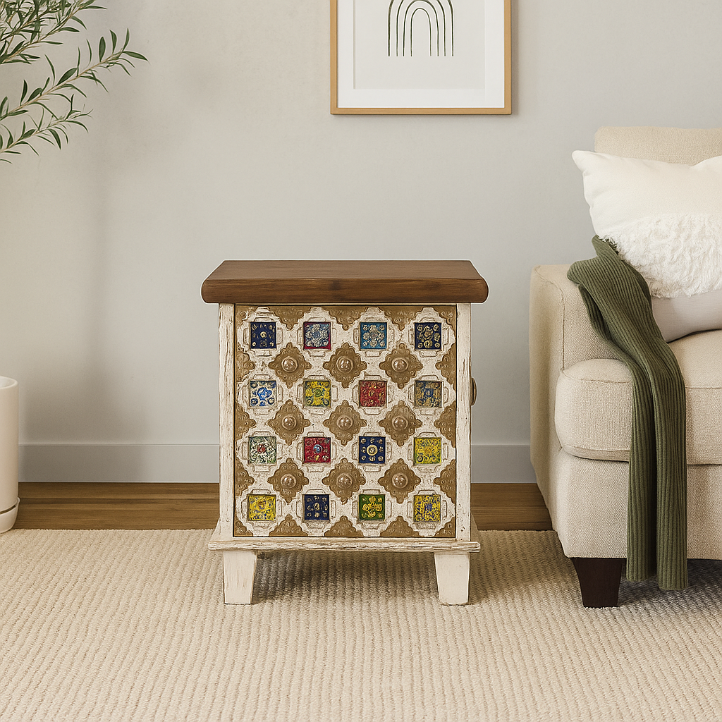 Adele Brass & Tile Trunk