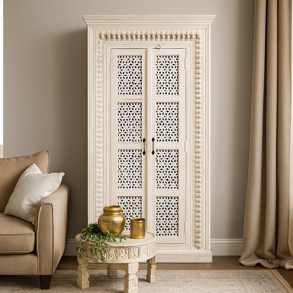 Fana Hand Carved Almirah