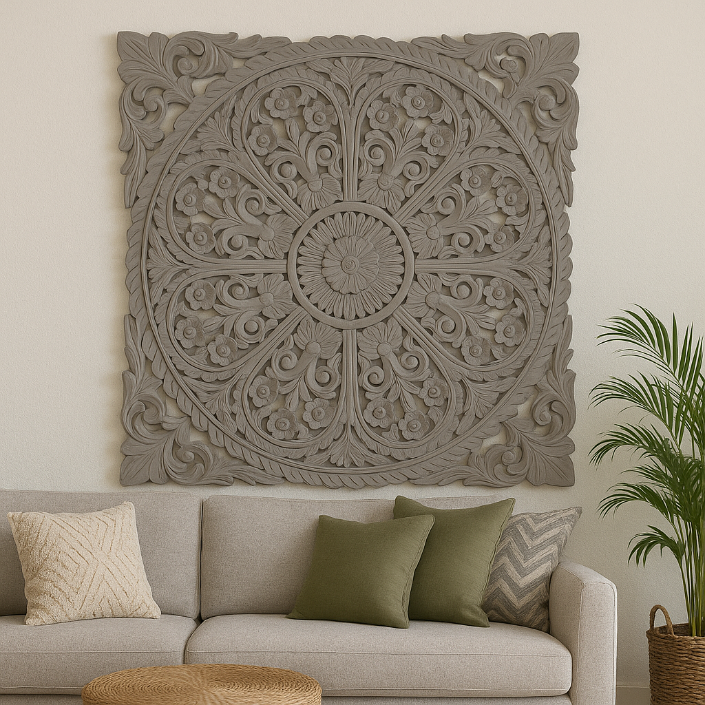 Cibu Carved Wall Panel