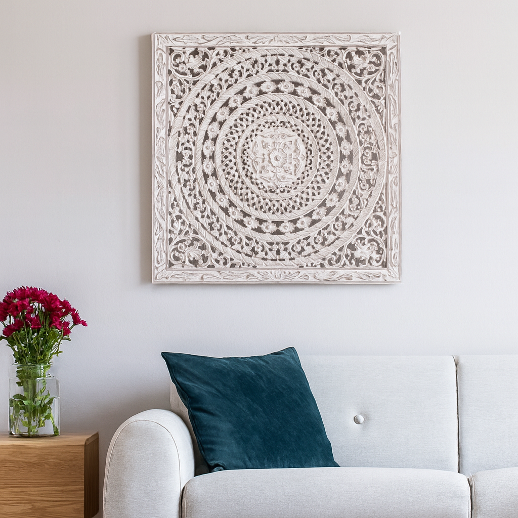 Liza Carved Wall Panel