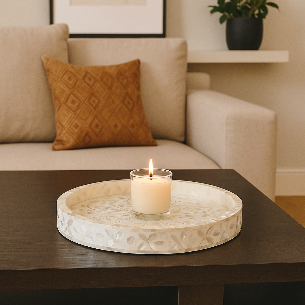 Jane Mother Of Pearl Inlay Tray