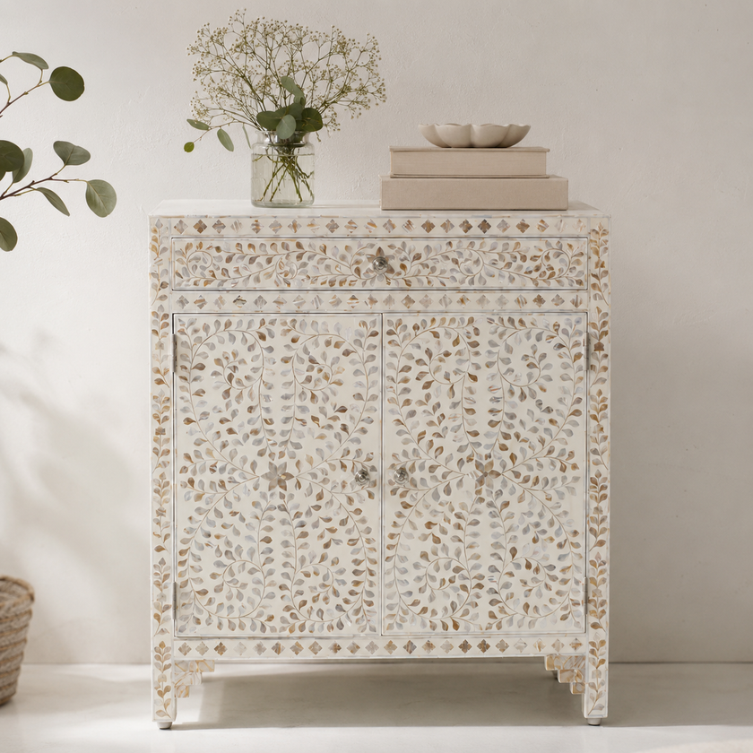 Biba Mother of Pearl Inlay Cabinet
