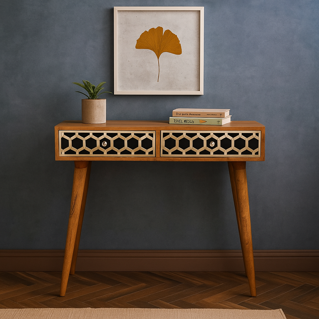 Sheil Bone Inlay Work Desk