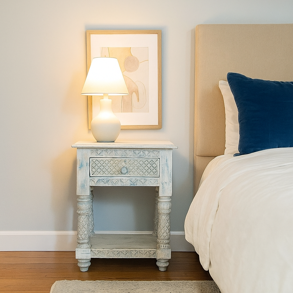 Alisha Wooden Bedside