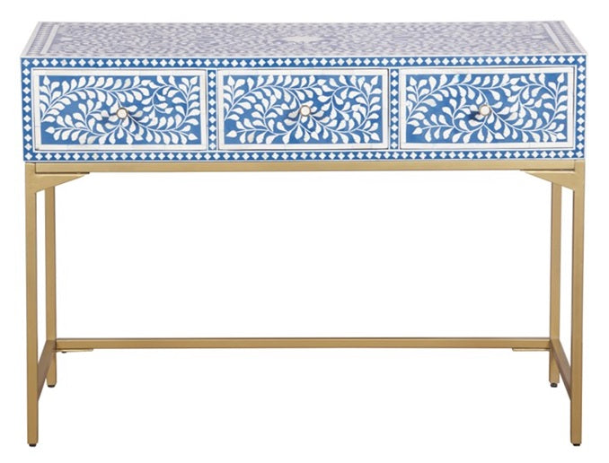 Michael Mother of Pearl Inlay Console Table