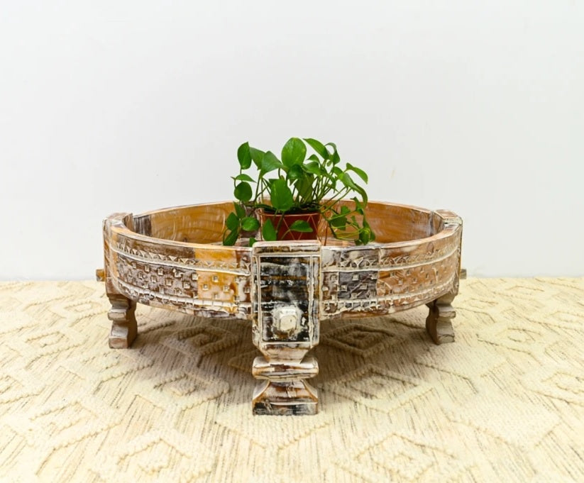 Cabell Carved Chakki Table