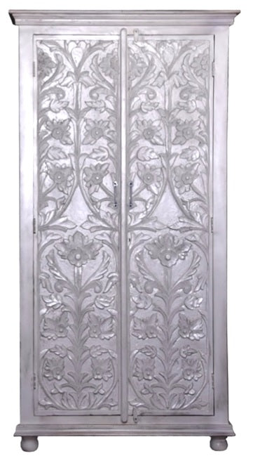 Rivia Hand Carved Almirah