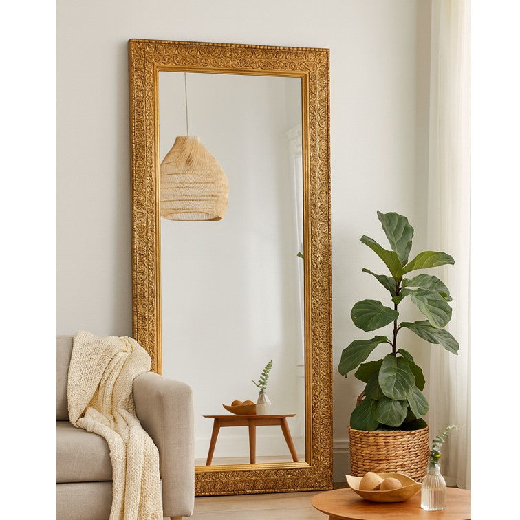 Ruvi Indian Brown Mirror