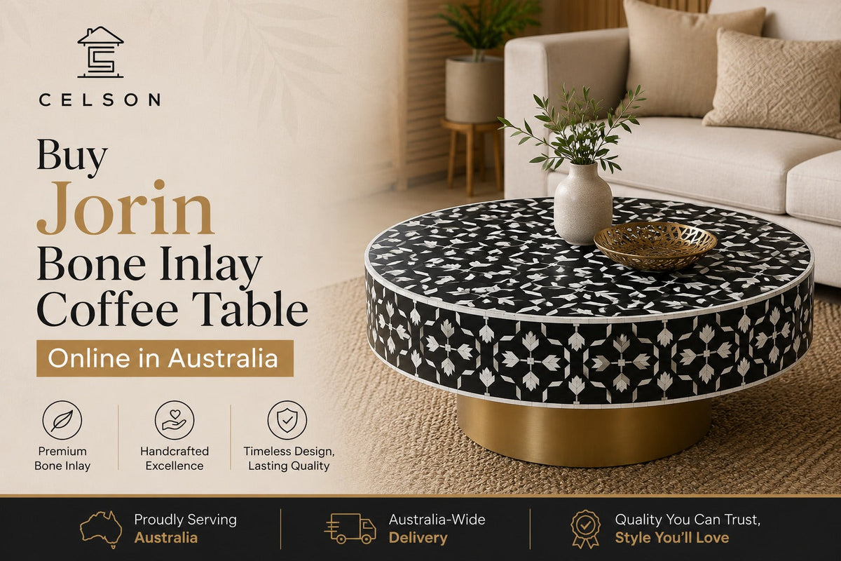 Buy Jorin Bone Inlay Coffee Table Online in Australia | Celson