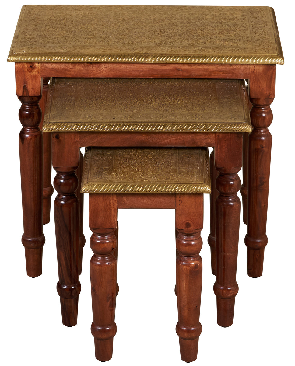 Cherry Wooden Nesting Table