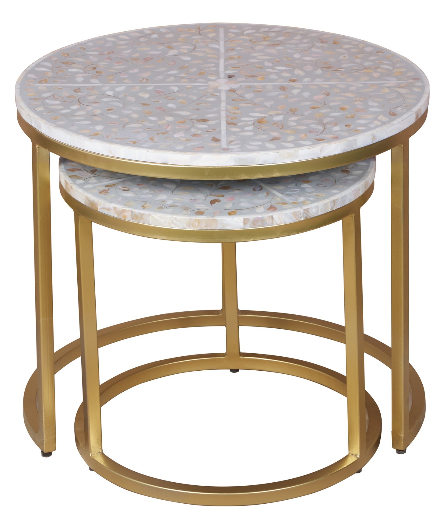 Emma Mother of Pearl Inlay Nesting Table