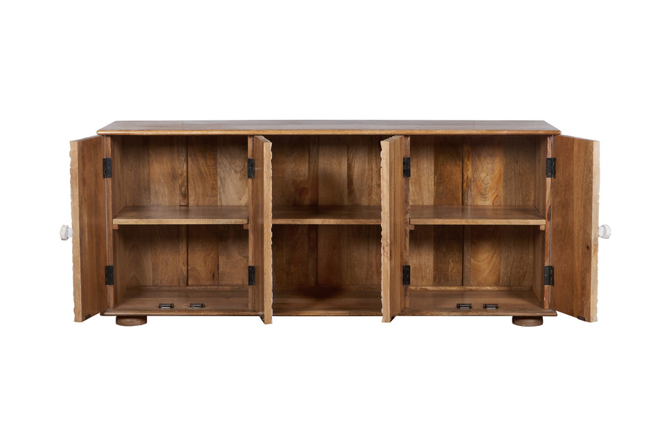 Simmon Hand Carved Wooden TV Cabinet