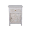 Switch Rajni Hand Carved Wooden Bedside 3 image