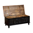 Switch Becca Carved Wooden Storage Trunk 2 image