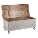 Switch Jenny Carved Wooden Storage Trunk 2 image