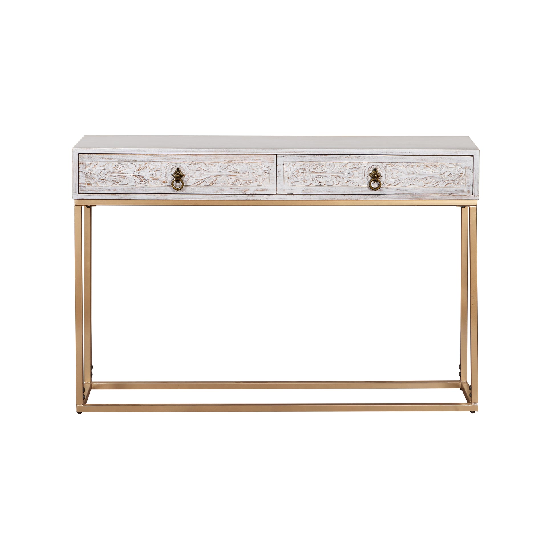 Abby Hand Carved Console Table