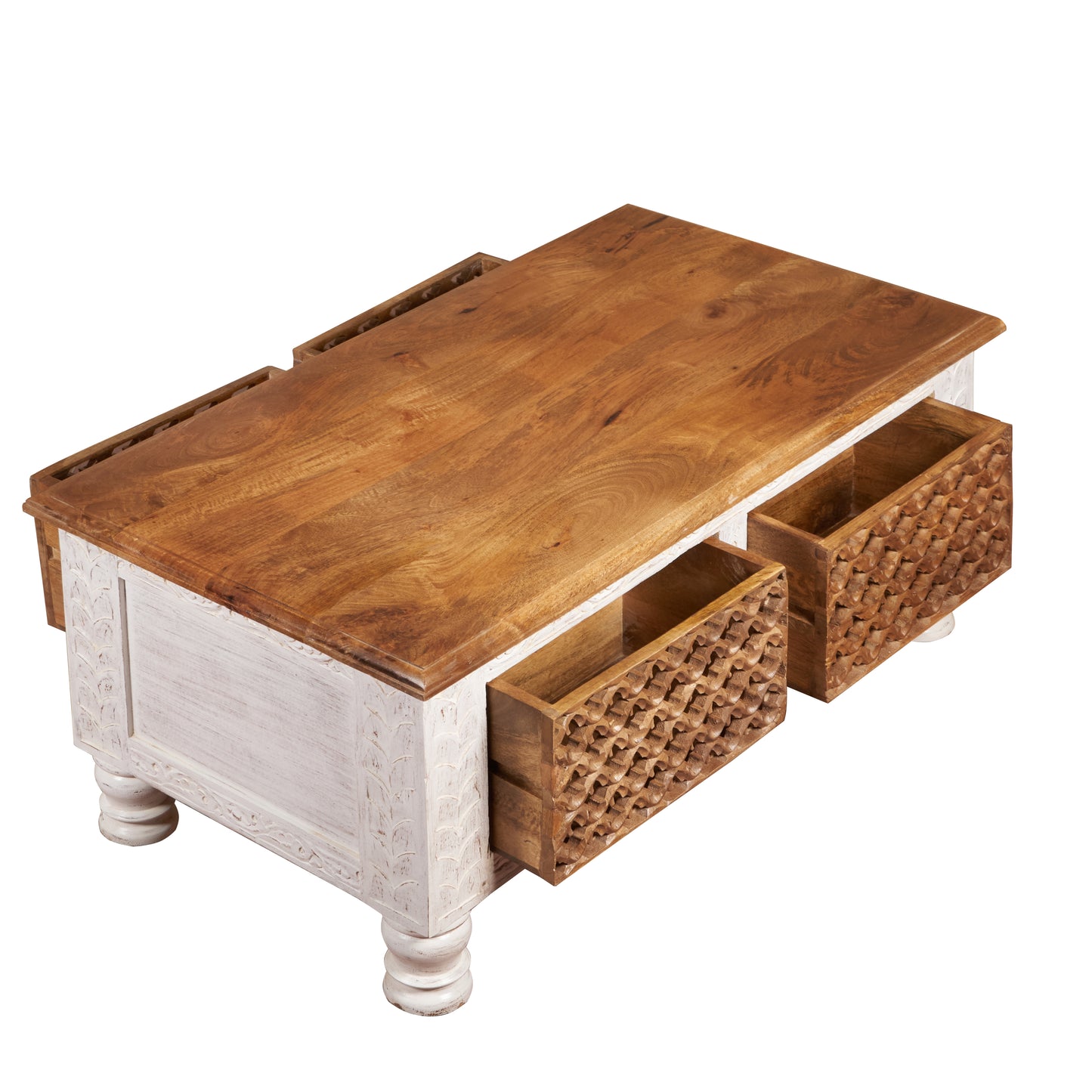 Milan Hand Carved Coffee Table