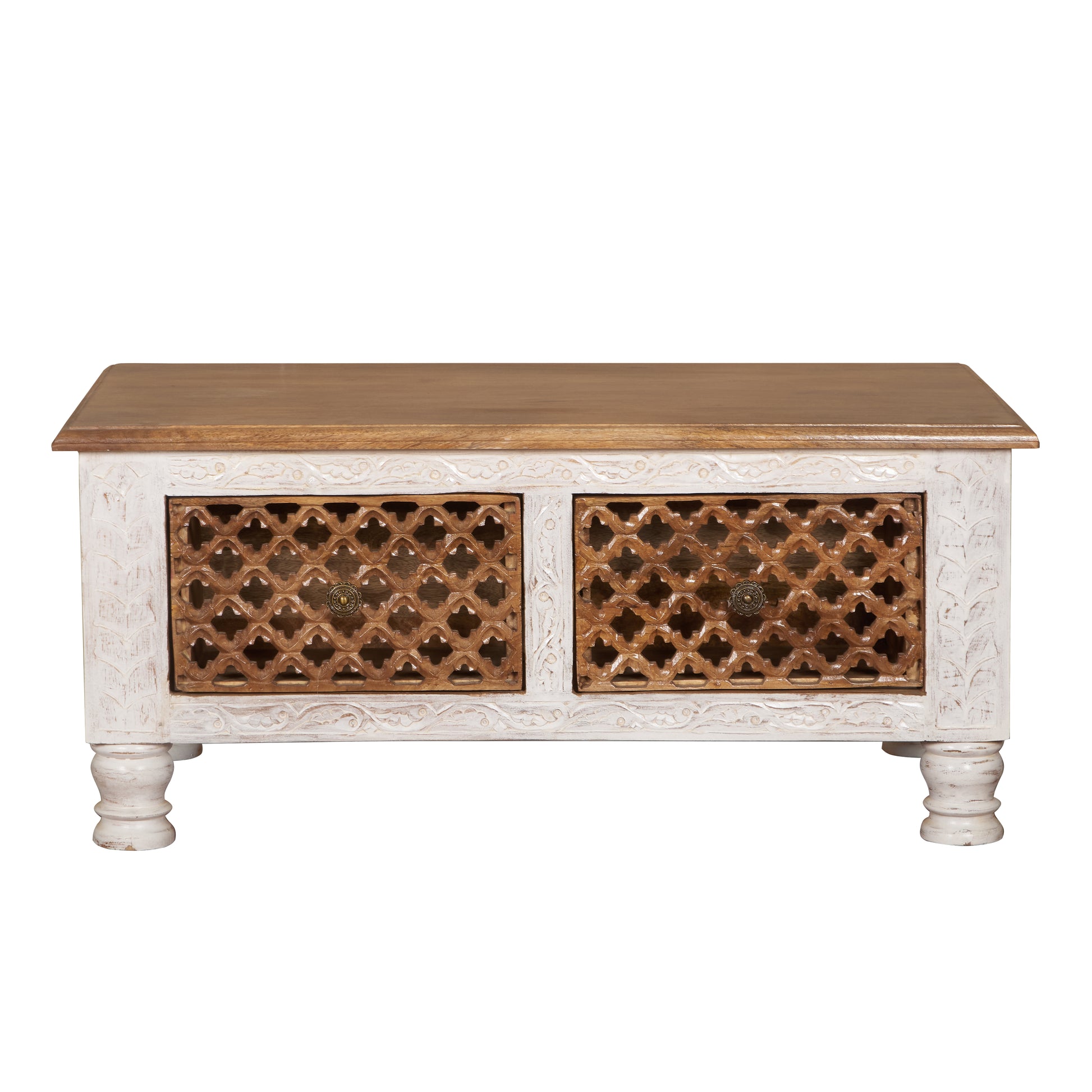 Milan Hand Carved Coffee Table