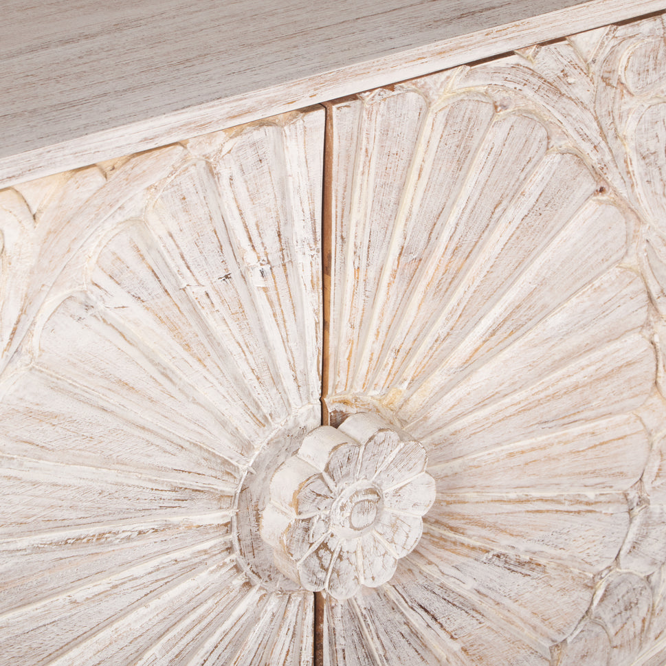 Mecca Hand Carved TV Cabinet
