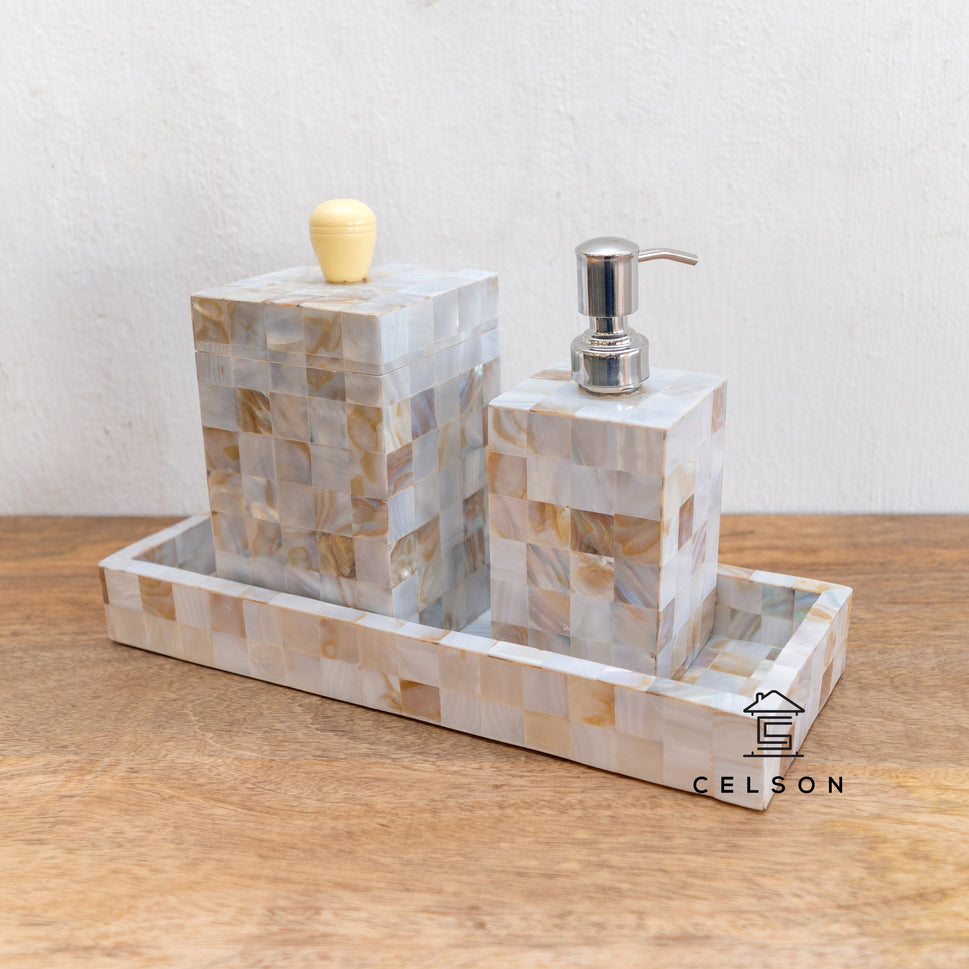 Kyle Mother of Pearl Vanity Accessories
