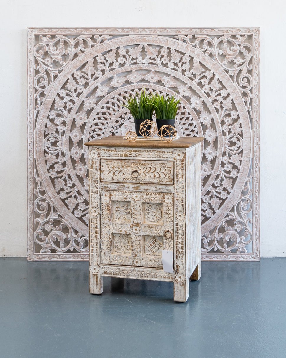 Raima Wooden Bedside