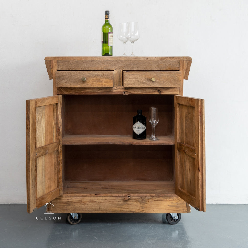 Paul Wooden Bar Cabinet