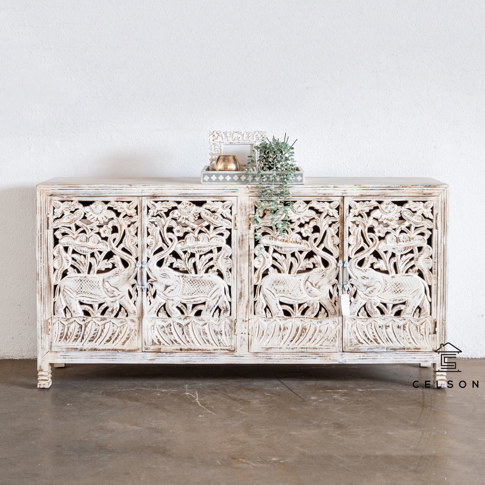 Rachel Hand Carved Wooden Buffet