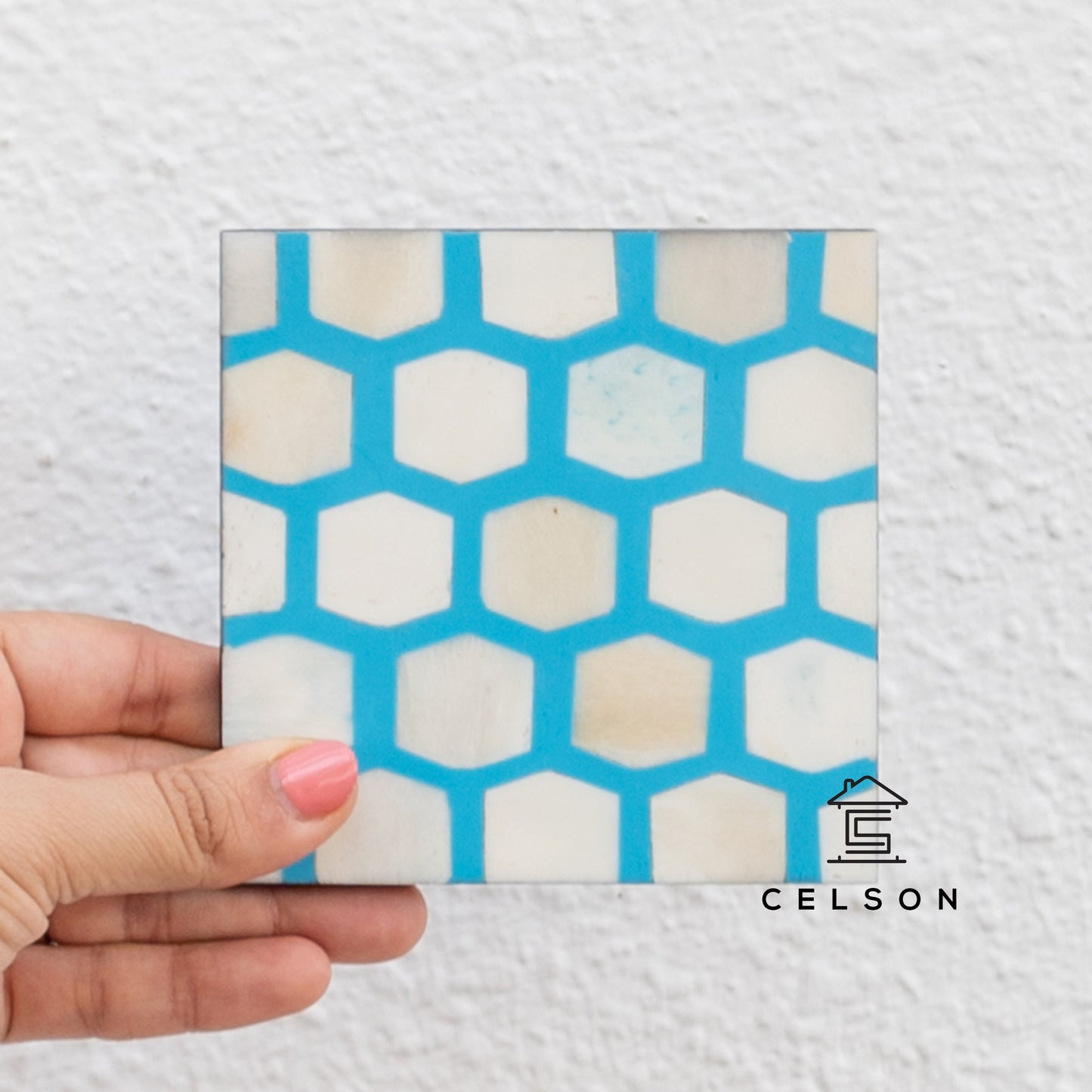 Justin Bone Inlay Coaster