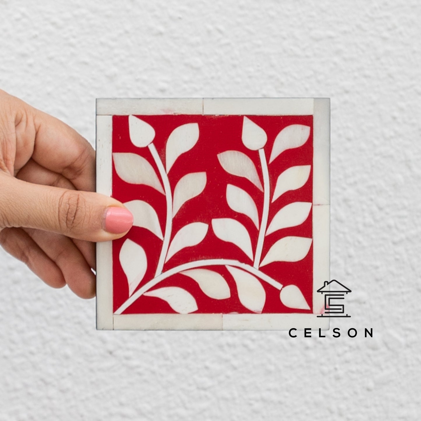 Justin Bone Inlay Coaster