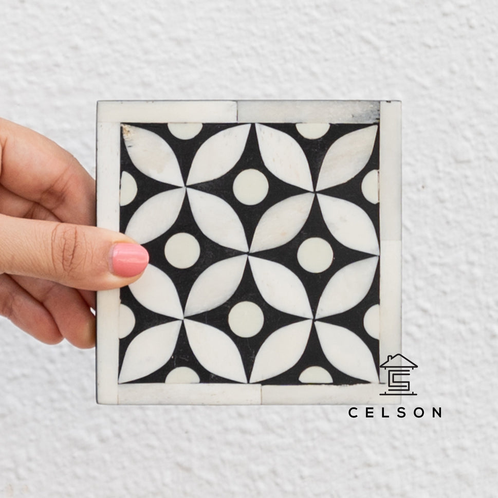 Justin Bone Inlay Coaster