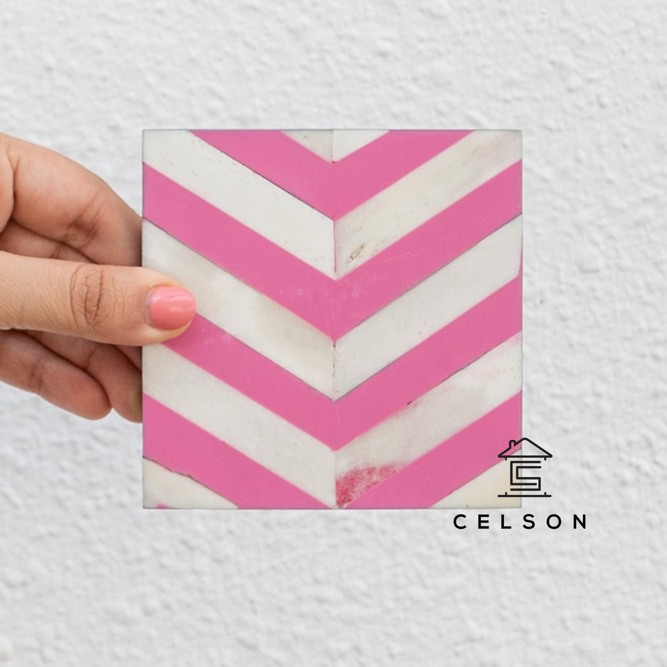Justin Bone Inlay Coaster