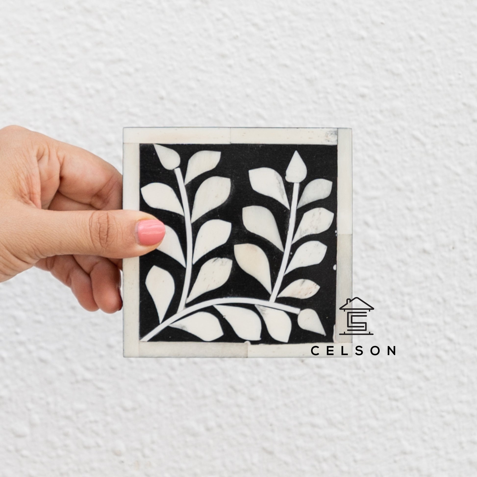 Justin Bone Inlay Coaster