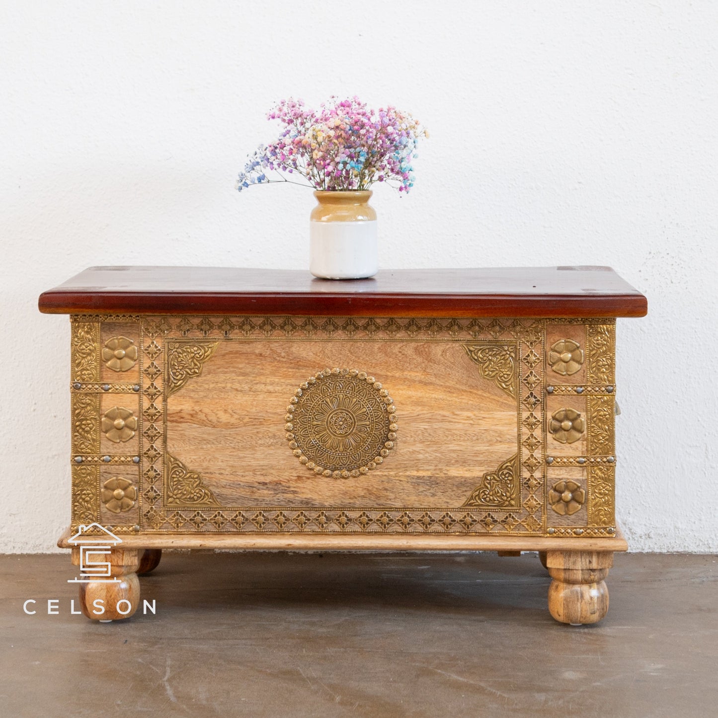 Simon Brass Fitted  Heritage Trunk