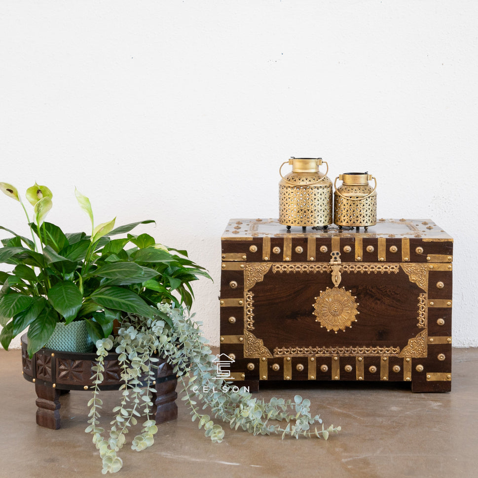 Joey Carved Storage Trunk