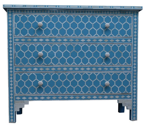 Patric Bone Inlay Chest with Mirror