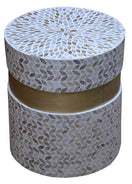 Switch Jack Mother of Pearl Inlay Stool 2 image