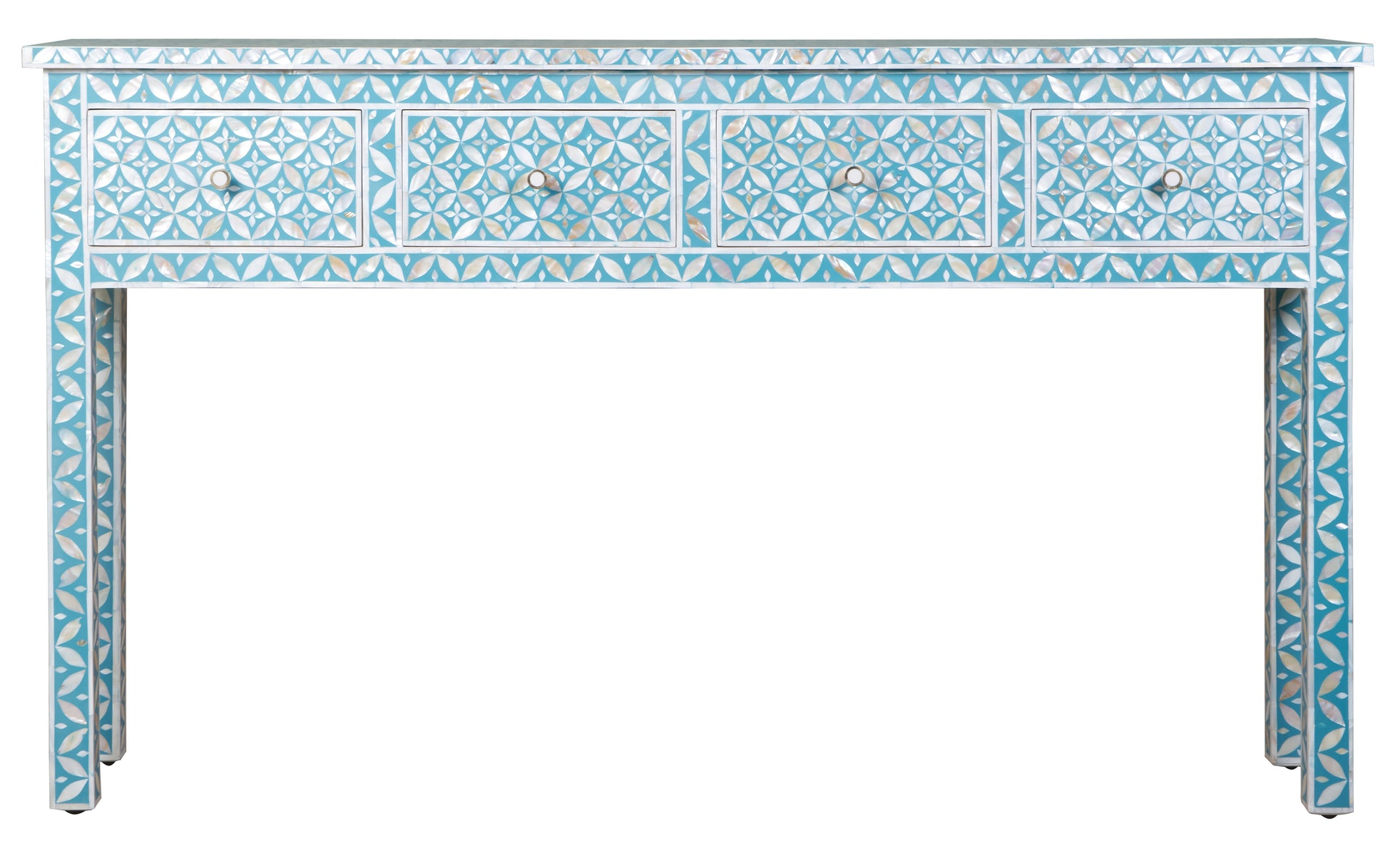 Alvin Mother of Pearl Inlay Console Table