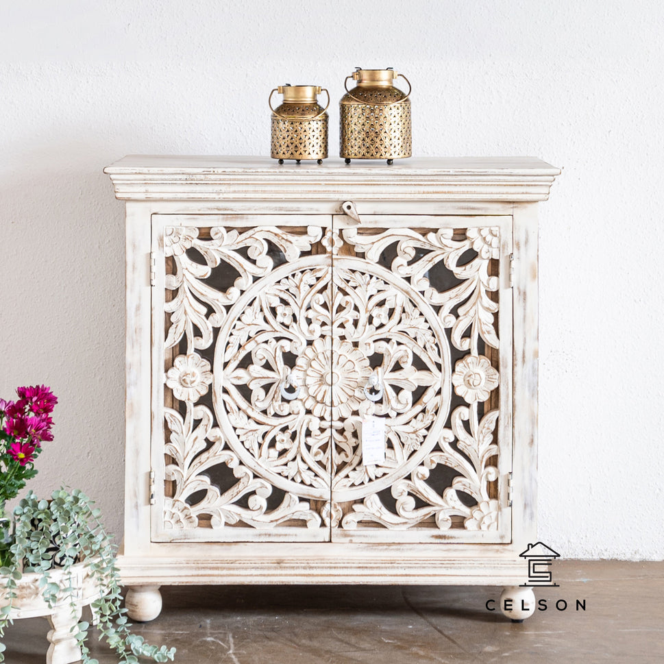 Mecca Carved Wooden Cabinet