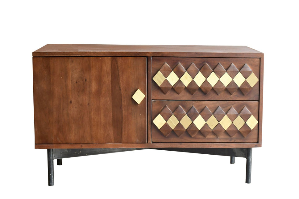 Blair Hand Carved Wooden TV Cabinet